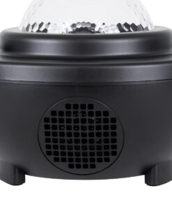 GloboStar® 85817 Μαύρο Επιτραπέζιο Διακοσμητικό Φωτιστικό Ειδικών Εφε NIGHT GALAXY WORLD 3D LED 10W DC 5V 2200mAh Επαναφορτιζόμενο με Bluetooth Speaker - Sound Activated - Καλώδιο Τροφοδοσίας USB και Ασύρματο Χειριστήριο RF 2.4Ghz Πολύχρωμo RGBW Dimmable 15 85817 6