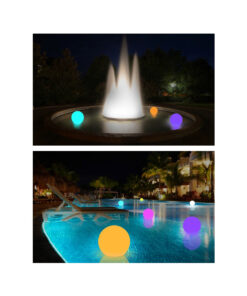 GloboStar® 85824 Ακρυλικό Φωτιστικό Μπάλα Εξωτερικού Χώρου - Πισίνας LED Globe 5W Φ24 Επαναφορτιζόμενο Μπαταρίας με Καλώδιο USB - Φορτιστή και Ασύρματο Χειριστήριο IR Αδιάβροχο IP65 Πολύχρωμο RGBW 24 85824 11