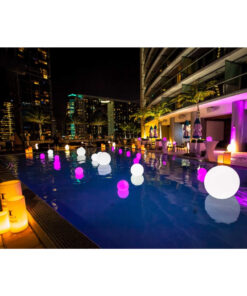 GloboStar® 85824 Ακρυλικό Φωτιστικό Μπάλα Εξωτερικού Χώρου - Πισίνας LED Globe 5W Φ24 Επαναφορτιζόμενο Μπαταρίας με Καλώδιο USB - Φορτιστή και Ασύρματο Χειριστήριο IR Αδιάβροχο IP65 Πολύχρωμο RGBW 22 85824 9