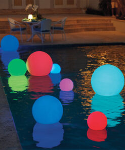 GloboStar® 85825 Ακρυλικό Φωτιστικό Μπάλα Εξωτερικού Χώρου - Πισίνας LED Globe 10W Φ40 Επαναφορτιζόμενο Μπαταρίας με Καλώδιο USB - Φορτιστή και Ασύρματο Χειριστήριο IR Αδιάβροχο IP65 Πολύχρωμο RGBW 21 85825 8