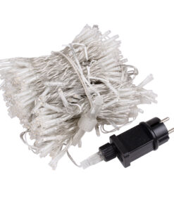 Alternative view of 85830 Διακοσμητική Κουρτίνα 6 x 3 Μέτρα με Controller 8 Προγραμμάτων Εναλλαγών Φωτισμού - Επεκτεινόμενη 600 LED 6W AC 230V με Διάφανο Καλώδιο & Πρίζα Schuko Αδιάβροχη IP44 Θερμό Λευκό 3000K Μ6 x Υ3m