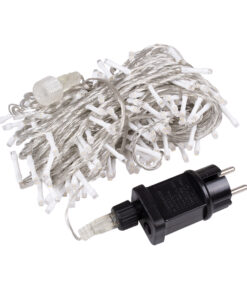 Alternative view of 85836 Διακοσμητική Γιρλάντα 23 Μέτρα με Controller 8 Προγραμμάτων Εναλλαγών Φωτισμού - Επεκτεινόμενη 200 LED 3.6W AC 230V με Διάφανο Καλώδιο & Πρίζα Schuko Αδιάβροχη IP44 Θερμό Λευκό 3000K Μ23m