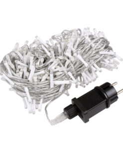 Alternative view of 85840 Διακοσμητική Γιρλάντα 33 Μέτρα με Controller 8 Προγραμμάτων Εναλλαγών Φωτισμού - Επεκτεινόμενη 300 LED 3.6W AC 230V με Διάφανο Καλώδιο & Πρίζα Schuko Αδιάβροχη IP44 Ψυχρό Λευκό 6000K Μ33m