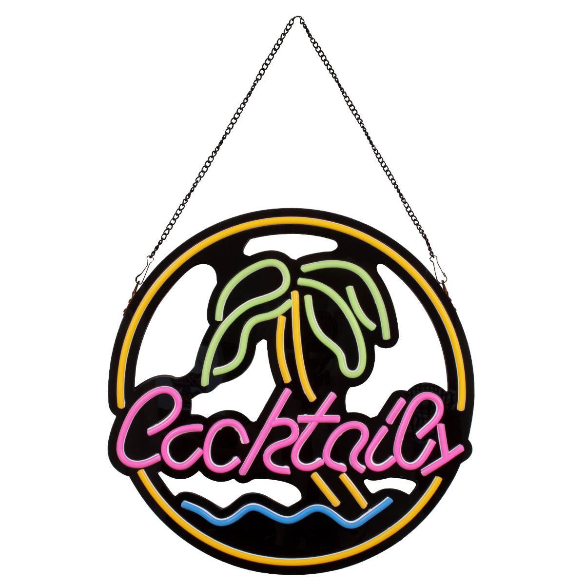 GloboStar® 85851 Φωτιστικό Ταμπέλα Φωτεινή Επιγραφή NEON LED Σήμανσης COCKTAILS 30W AC 230V με Διακόπτη On/Off Ροζ - Γαλάζιο - Κίτρινο - Πράσινο 4 GloboStar® 85851 Φωτιστικό Ταμπέλα Φωτεινή Επιγραφή NEON LED Σήμανσης COCKTAILS 30W AC 230V με Διακόπτη On/Off Ροζ - Γαλάζιο - Κίτρινο - Πράσινο - Image 2