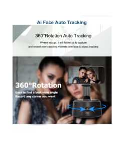 GloboStar® 86005 Following Face Auto Tracking Live Steaming Mobile Stand - Βάση Κινητού με Ανιχνευτή Κίνησης & Βάση για Τρίποδο - Μαύρο 38 86005 16