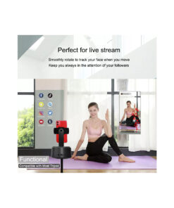 GloboStar® 86005 Following Face Auto Tracking Live Steaming Mobile Stand - Βάση Κινητού με Ανιχνευτή Κίνησης & Βάση για Τρίποδο - Μαύρο 40 86005 18