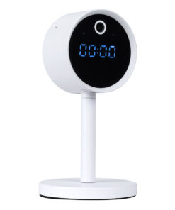 Alternative view of GloboStar® 86006 Rechargeable Table Camera WiFi HD 1080P 160° 1500mAh Two Way Audio Motion Detection & Digital Clock - Επαναφορτιζόμενη Επιτραπέζια Κάμερα WiFi HD 1080P 160° 1500mAh Διπλή Κατέυθυνση Ομιλίας Ανιχνευτή Κίνησης & Ψηφιακό Ρολόι - Λευκό