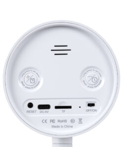 GloboStar® 86006 Rechargeable Table Camera WiFi HD 1080P 160° 1500mAh Two Way Audio Motion Detection & Digital Clock - Επαναφορτιζόμενη Επιτραπέζια Κάμερα WiFi HD 1080P 160° 1500mAh Διπλή Κατέυθυνση Ομιλίας Ανιχνευτή Κίνησης & Ψηφιακό Ρολόι - Λευκό 28 86006 6