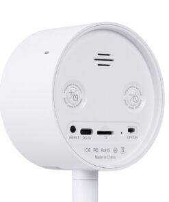 GloboStar® 86006 Rechargeable Table Camera WiFi HD 1080P 160° 1500mAh Two Way Audio Motion Detection & Digital Clock - Επαναφορτιζόμενη Επιτραπέζια Κάμερα WiFi HD 1080P 160° 1500mAh Διπλή Κατέυθυνση Ομιλίας Ανιχνευτή Κίνησης & Ψηφιακό Ρολόι - Λευκό 29 86006 7