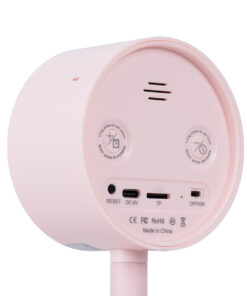 GloboStar® 86007 Rechargeable Table Camera WiFi HD 1080P 160° 1500mAh Two Way Audio Motion Detection & Digital Clock - Επαναφορτιζόμενη Επιτραπέζια Κάμερα WiFi HD 1080P 160° 1500mAh Διπλή Κατέυθυνση Ομιλίας Ανιχνευτή Κίνησης & Ψηφιακό Ρολόι - Ροζ 29 86007 7