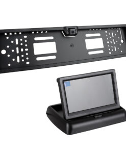 Alternative view of GloboStar® 86013 Πλαίσιο Πινακίδας Αυτοκινήτου με Ενσωματωμένη Αδιάβροχη Κάμερα Οπισθοπορείας 720p HD CMOS Signal 170° DC 12V και Πτυσσόμενη Οθόνη 4.3"