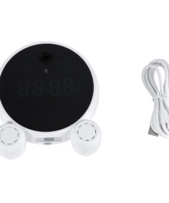 GloboStar® 86015 Rechargeable Table Camera 2MP WiFi HD 1080P 120° 5000mAh Two Way Audio Motion Detection & Digital Clock - Επαναφορτιζόμενη Επιτραπέζια Κάμερα 2MP WiFi HD 1080P 120° 5000mAh Διπλή Κατέυθυνση Ομιλίας Ανιχνευτή Κίνησης Ψηφιακό Ρολόι - Λευκό 23 86015 9