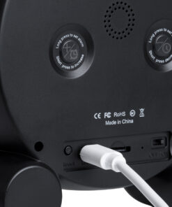 GloboStar® 86016 Rechargeable Table Camera 2MP WiFi HD 1080P 120° 5000mAh Two Way Audio Motion Detection & Digital Clock - Επαναφορτιζόμενη Επιτραπέζια Κάμερα 2MP WiFi HD 1080P 120° 5000mAh Διπλή Κατέυθυνση Ομιλίας Ανιχνευτή Κίνησης Ψηφιακό Ρολόι - Μαύρο 20 86016 7