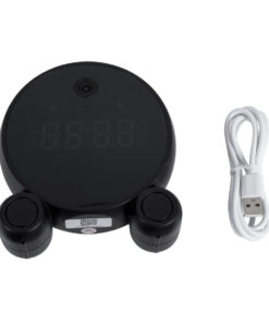 GloboStar® 86016 Rechargeable Table Camera 2MP WiFi HD 1080P 120° 5000mAh Two Way Audio Motion Detection & Digital Clock - Επαναφορτιζόμενη Επιτραπέζια Κάμερα 2MP WiFi HD 1080P 120° 5000mAh Διπλή Κατέυθυνση Ομιλίας Ανιχνευτή Κίνησης Ψηφιακό Ρολόι - Μαύρο 21 86016 8