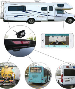 GloboStar® 86025 WiFi Έγχρωμη Κάμερα 720p SWD HD Οπισθοπορείας Αυτοκινήτου-Φορτηγού DC 12-24V 120° με Εφαρμογή APP Night Capture με Parking Lines Αδιάβροχη IP69K 23 86025 10