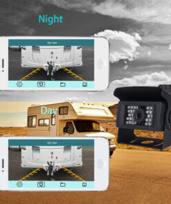 GloboStar® 86025 WiFi Έγχρωμη Κάμερα 720p SWD HD Οπισθοπορείας Αυτοκινήτου-Φορτηγού DC 12-24V 120° με Εφαρμογή APP Night Capture με Parking Lines Αδιάβροχη IP69K 24 86025 11