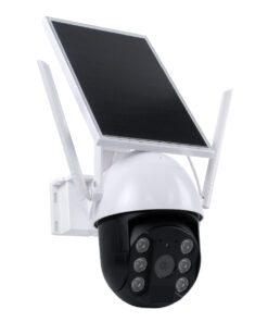 Alternative view of GloboStar® 86029 Αυτόνομη Ηλιακή IP Camera 1080P 2MP WiFi 4G SIM CARD 360° Μοιρών - 3200mAh - Φωτοβολταϊκό Πάνελ - Νυχτερινή Όραση με LED IR - Ανιχνευτή Κίνησης - Νυχτερινή Λήψη - Αδιάβροχη IP66 - Λευκό