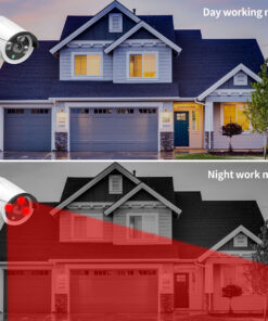 GloboStar® 86037 Ασύρματο Καταγραφικό με 4 x Camera 2MP 1080P WiFi 150° Μοιρών - Αδιάβροχο IP66 - Νυχτερινή Όραση με LED IR - Μονή Κατέυθυνση Ομιλίας - Ανιχνευτή Κίνησης - Νυχτερινή Λήψη - Λευκό 32 86037 14