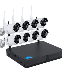 Alternative view of GloboStar® 86038 Ασύρματο Καταγραφικό με 8 x Camera 2MP 1080P WiFi  150° Μοιρών - Αδιάβροχο IP66 - Νυχτερινή Όραση με LED IR - Μονή Κατέυθυνση Ομιλίας - Ανιχνευτή Κίνησης - Νυχτερινή Λήψη - Λευκό