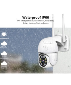 GloboStar® 86040 Ασύρματο Καταγραφικό με 8 x Camera 2MP 1080P WiFi 360° Μοιρών - Αδιάβροχο IP66 - Νυχτερινή Όραση με LED IR - Διπλή Κατέυθυνση Ομιλίας - Ανιχνευτή Κίνησης - Νυχτερινή Λήψη - Λευκό 39 86040 19