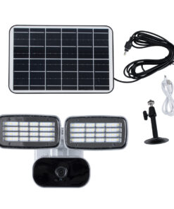 GloboStar® 86045 Αυτόνομος Ηλιακός Προβολέας LED SMD 24W 1200lm με IP Camera 1080P 2MP 4G SIM CARD WiFi 150° Ενσωματωμένη Μπαταρία 3200mAh Φωτοβολταϊκό Πάνελ Αισθητήρα Ημέρας-Νύχτας & Ρύθμιση Χρόνου Ανάμματος Αδιάβροχος IP66 Ψυχρό Λευκό 6000K - Ασημί 21 86045 10