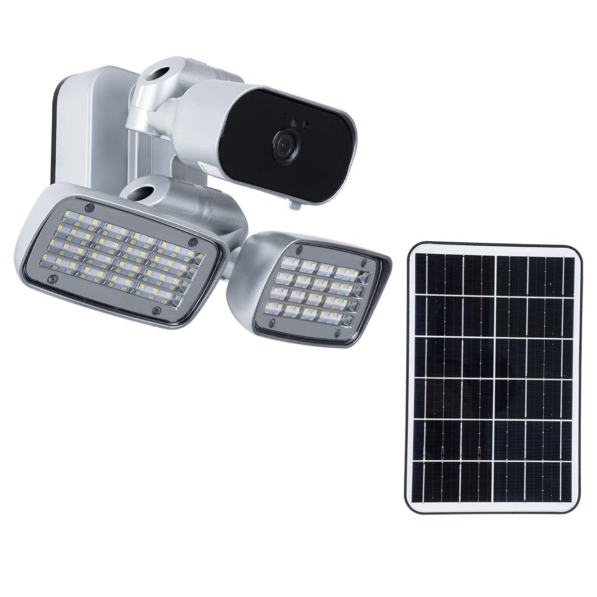 GloboStar® 86045 Αυτόνομος Ηλιακός Προβολέας LED SMD 24W 1200lm με IP Camera 1080P 2MP 4G SIM CARD WiFi 150° Ενσωματωμένη Μπαταρία 3200mAh Φωτοβολταϊκό Πάνελ Αισθητήρα Ημέρας-Νύχτας & Ρύθμιση Χρόνου Ανάμματος Αδιάβροχος IP66 Ψυχρό Λευκό 6000K - Ασημί 4 GloboStar® 86045 Αυτόνομος Ηλιακός Προβολέας LED SMD 24W 1200lm με IP Camera 1080P 2MP 4G SIM CARD WiFi 150° Ενσωματωμένη Μπαταρία 3200mAh Φωτοβολταϊκό Πάνελ Αισθητήρα Ημέρας-Νύχτας & Ρύθμιση Χρόνου Ανάμματος Αδιάβροχος IP66 Ψυχρό Λευκό 6000K - Ασημί - Image 2
