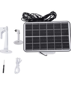 GloboStar® 86047 Αυτόνομη Ηλιακή Camera 1080P 2MP WiFi 150° Μπαταρία 3200mAh Φωτοβολταϊκό Πάνελ Διπλή Κατέυθυνση Ομιλίας Αδιάβροχη IP66 Ψυχρό Λευκό 6000K - Λευκό 18 86047 8