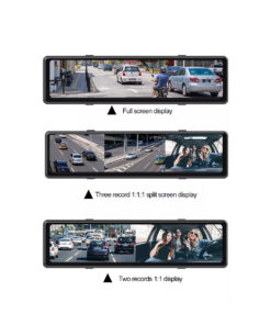 GloboStar® 86057 Καθρέπτης Αυτοκινήτου με 3 Κάμερες 3CHs AHD 1080P 170° - 4G Sim Card Slot - WiFi - GPS Navigator - Bluetooth - G Sensor - 24h Monitoring - FM Transmitter - Νυχτερινή Όραση - Μαύρο 33 86057 16
