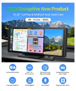 GloboStar® 86060 DVR FHD1080p Καταγραφικό Οχημάτων Smart με Οθόνη 8" Inches - WiFi - 4G Android 8.1OS - Sim Card Slot - GPS Navigator - Bluetooth - RAM2GB+ROM32GB - FM Transmitter - Dual Camera FHD1080p με WDR & Defogging Quad Core 1.5GHZ Processor 30 86060 11