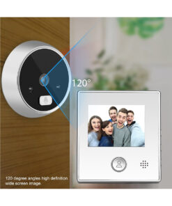 GloboStar® 86062 Ψηφιακή Έξυπνη Camera Εξώπορτας 120° Μοιρών με Έγχρωμη Οθόνη 2.8" Inches - Νυχτερινή Όραση με LED IR - Κουδούνι - Λειτουργεί με 4 Μπαταρίες AAA 21 86062 11