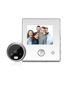 Alternative view of GloboStar® 86062 Ψηφιακή Έξυπνη Camera Εξώπορτας 120° Μοιρών με Έγχρωμη Οθόνη 2.8" Inches - Νυχτερινή Όραση με LED IR - Κουδούνι - Λειτουργεί με 4 Μπαταρίες AAA