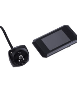 GloboStar® 86063 Επαναφορτιζόμενη Ψηφιακή Έξυπνη Camera Εξώπορτας 90° Μοιρών με Έγχρωμη Οθόνη 4.1" Inches - USB - Νυχτερινή Όραση με LED IR - Κουδούνι - Μαύρο 15 86063 7