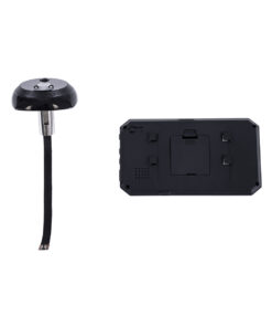 GloboStar® 86063 Επαναφορτιζόμενη Ψηφιακή Έξυπνη Camera Εξώπορτας 90° Μοιρών με Έγχρωμη Οθόνη 4.1" Inches - USB - Νυχτερινή Όραση με LED IR - Κουδούνι - Μαύρο 16 86063 8