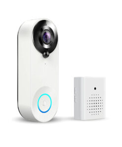 Alternative view of GloboStar® 86074 Ολοκληρωμένο Έξυπνο Σύστημα Ματάκι Θεατή & Κουδούνι Σπιτιού για Εξώπορτες - 1 x Κάμερα 1.0MP 1080P - Θέαση 166° με Νυχτερινή Λήψη, PIR Αισθητήρα Κίνησης & Ομιλία/Ήχος Διπλής Κατεύθυνσης - Εφαρμογή APP σε Android & iOS - Επαναφορτιζόμενη Μπαταρία Λιθίου 2500mAh - PAL/NTSC Signal - DC 5V - Λευκό & Μαύρο - Μ5 x Π4 x Υ3.8cm - 2 Χρόνια Εγγύηση