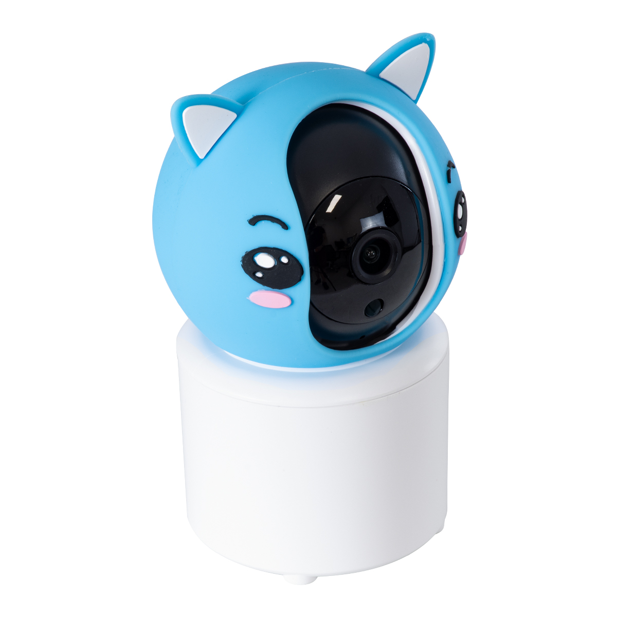 GloboStar® 86079 Επιτραπέζια Κάμερα WiFi HD 1080P 350° Διπλή Κατέυθυνση Ομιλίας & Ανιχνευτή Κίνησης - Απομακρυσμένος Έλεγχος Body Auto Tracking IP20 - Γαλάζιο Λευκό - Φ8 x Υ13cm - 2 Χρόνια Εγγύηση 3 GloboStar® 86079 Επιτραπέζια Κάμερα WiFi HD 1080P 350° Διπλή Κατέυθυνση Ομιλίας & Ανιχνευτή Κίνησης - Απομακρυσμένος Έλεγχος Body Auto Tracking IP20 - Γαλάζιο Λευκό - Φ8 x Υ13cm - 2 Χρόνια Εγγύηση - Image 2