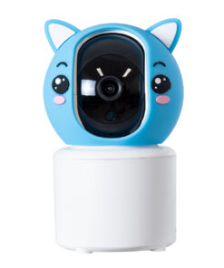 GloboStar® 86079 Επιτραπέζια Κάμερα WiFi HD 1080P 350° Διπλή Κατέυθυνση Ομιλίας & Ανιχνευτή Κίνησης - Απομακρυσμένος Έλεγχος Body Auto Tracking IP20 - Γαλάζιο Λευκό - Φ8 x Υ13cm - 2 Χρόνια Εγγύηση 13 86079 3