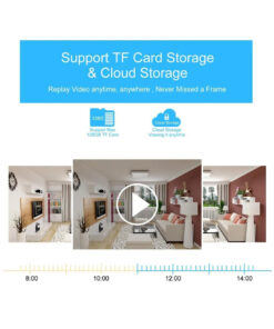 GloboStar® 86082 Επιτοίχια Κάμερα Πρίζας WiFi HD 1080P 350° Διπλή Κατέυθυνση Ομιλίας & Ανιχνευτή Κίνησης - Απομακρυσμένος Έλεγχος IP20 - Μαύρο - Μ6 x Π5.5 x Υ16cm - 2 Χρόνια Εγγύηση 19 86082 8