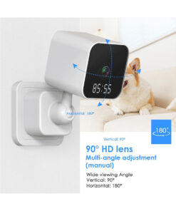 GloboStar® 86082 Επιτοίχια Κάμερα Πρίζας WiFi HD 1080P 350° Διπλή Κατέυθυνση Ομιλίας & Ανιχνευτή Κίνησης - Απομακρυσμένος Έλεγχος IP20 - Μαύρο - Μ6 x Π5.5 x Υ16cm - 2 Χρόνια Εγγύηση 20 86082 9