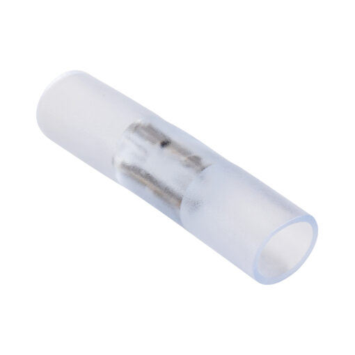 GloboStar® GloboStar® 70658 Σύνδεσμος I με Καρφάκια για Μονόχρωμο Φωτοσωλήνα LED 360° Degree 2 Pin