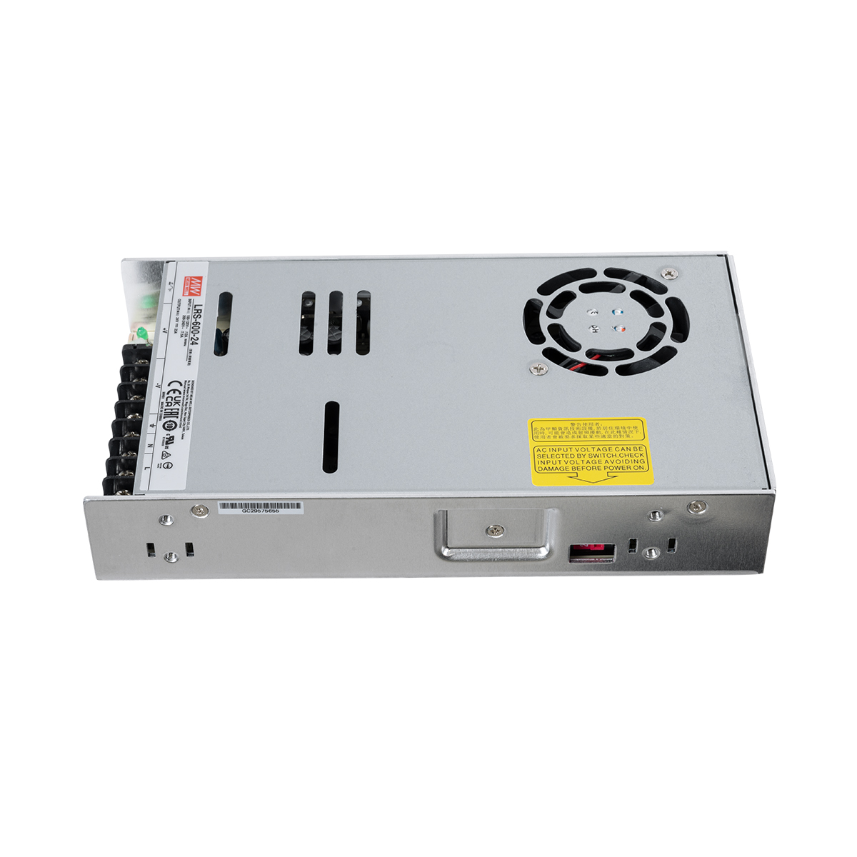 GLOBOSTAR® MEANWELL-LRS600-24 90788 Τροφοδοτικό/Μετασχηματιστής PELV 600W 25A DC 24V IP20 - AC 220-240V σε DC 24V / Ρυθμιζόμενo από 22.8VDC έως 26.4VDC - Μ22.5 x Π12.4 x Υ4.1cm - 3 Χρόνια Εγγύηση 5 GLOBOSTAR® MEANWELL-LRS600-24 90788 Τροφοδοτικό/Μετασχηματιστής PELV 600W 25A DC 24V IP20 - AC 220-240V σε DC 24V / Ρυθμιζόμενo από 22.8VDC έως 26.4VDC - Μ22.5 x Π12.4 x Υ4.1cm - 3 Χρόνια Εγγύηση - Image 3