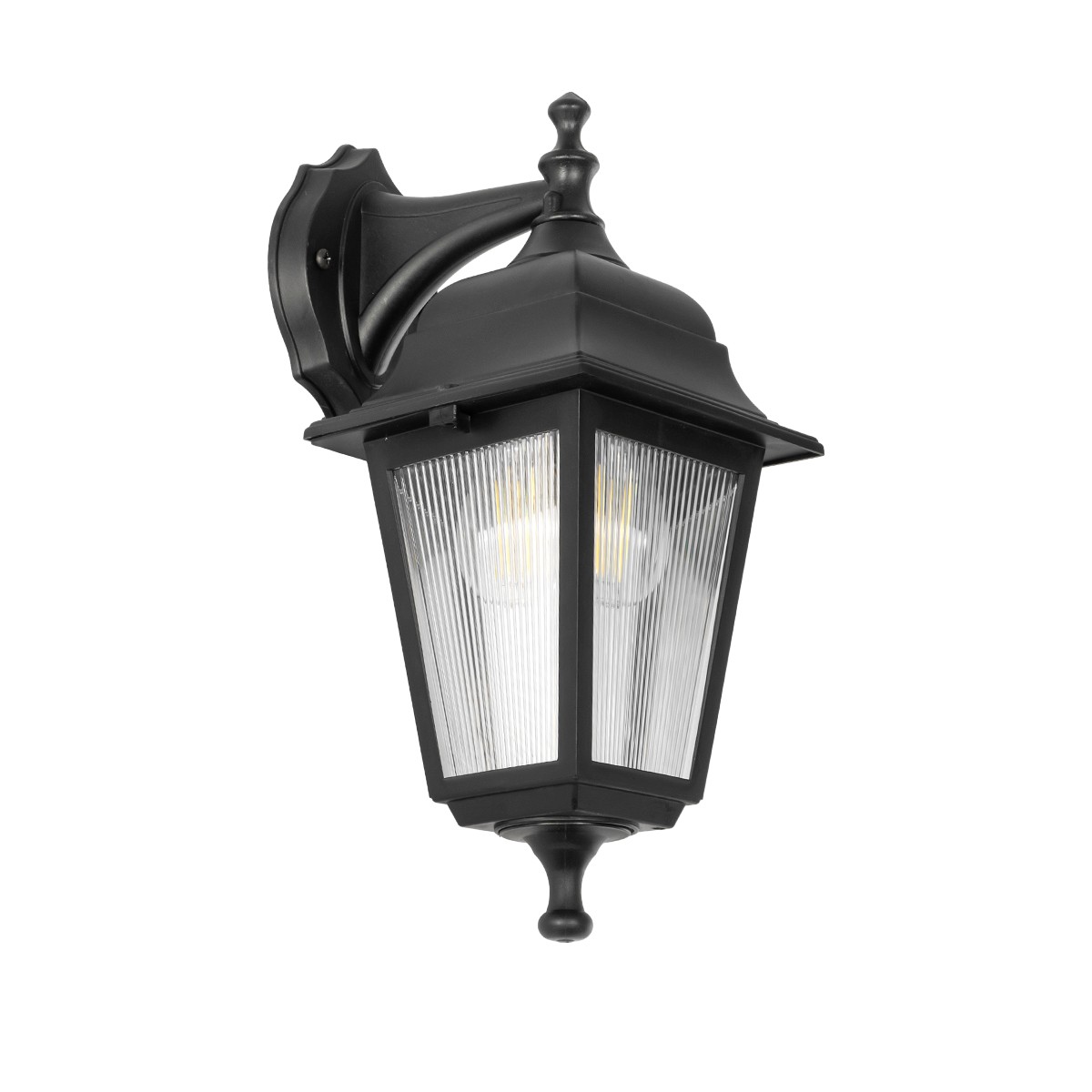 GloboStar® SOLME 203-0211 Vintage Επιτοίχιο Φωτιστικό Φαναράκι Μονόφωτο 1 x E27 IP44 Μαύρο Πλαστικό - Μ15 x Π20 x Υ35cm 2 GloboStar® GloboStar® SOLME 203-0211 Vintage Επιτοίχιο Φωτιστικό Φαναράκι Μονόφωτο 1 x E27 IP44 Μαύρο Πλαστικό - Μ15 x Π20 x Υ35cm