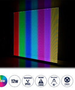 GloboStar® GloboStar® WASHER-PLEXI 90499 Μπάρα Φωτισμού Wall Washer LED 12W 1020lm 15° DC 24V Αδιάβροχο IP65 με Plexiglass Μοριακού Φωτισμού Μ100 x Π3.3 x Υ100cm Πολύχρωμο RGBW DMX512 - Γκρι Ανθρακί - 3 Χρόνια Εγγύηση