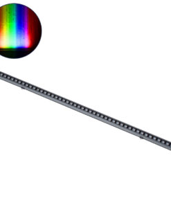 GloboStar® GLOBOSTAR® DIGI-BAR 90212 Ψηφιακή Pixel Addressable Facade Μπάρα LED 12W 720lm 45° DC 24V Αδιάβροχο IP65  8 x Pixel RGB DMX512 Dimmable SPI/TTL Protocol IC UCS512C4 - Γκρι Ανθρακί - Μ100 x Π3.5 x Υ3.2cm - 3 Χρόνια Εγγύηση