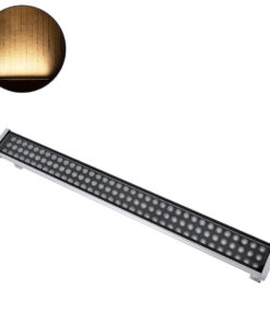 GloboStar® GLOBOSTAR® WASHER-GAIA 90217 Μπάρα Φωτισμού Wall Washer LED 216W 19440lm 10° DC 24V Αδιάβροχο IP67 Θερμό Λευκό 2700K Dimmable - Ασημί - Μ100 x Π10.2 x Υ9.5cm - 3 Χρόνια Εγγύηση