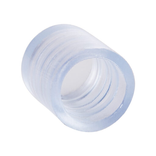 GloboStar® GLOBOSTAR® LIGHTUBE 70655 Τερματική Τάπα για Μονόχρωμο Φωτοσωλήνα LED Αδιάβροχο IP65 - Μ1.5 x Π1.3 x Υ1.3cm
