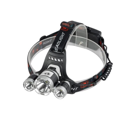 GloboStar® GloboStar® 79057 Φακός Κεφαλής Επαναφορτιζόμενος LED CREE XML2-T6 Chip 30 Watt 3000lm με 2 x 18650 Μπαταρίες 6000mAh Ψυχρό Λευκό 6000K