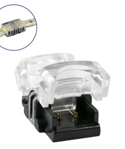 GloboStar® GloboStar® 70715 Αδιάβροχος Ταχυσύνδεσμος Ένωσης IP65 - Strip To Strip Connector για Ένωση 2 x Μονόχρωμες Αδιάβροχες Ταινίες LED Πλάτους 8mm