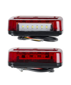 GloboStar® 79930 Ζευγάρι Universal Φανάρια για Τρέιλερ LED - DC 12V - Κόκκινο - Πορτοκαλί - Λευκό - Αδιάβροχα IP66 - Μ10.3 x Π10.3 x Υ3cm - 1 Χρόνο Εγγύηση 11 8e2af8 79930 5