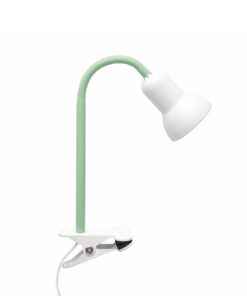 GloboStar® GloboStar® TAVOLO 204-0153 Παιδικό Eπιτραπέζιο Φωτιστικό Μονόφωτο 1 x E14 IP20 Πράσινο & Λευκό - Μ11 x Π9 x Υ35cm