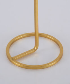 Alternative view of GloboStar® EVELYN 35107 Κηροπήγιο Μεταλλικό Χρυσό Φ9.5 x Υ23.5cm